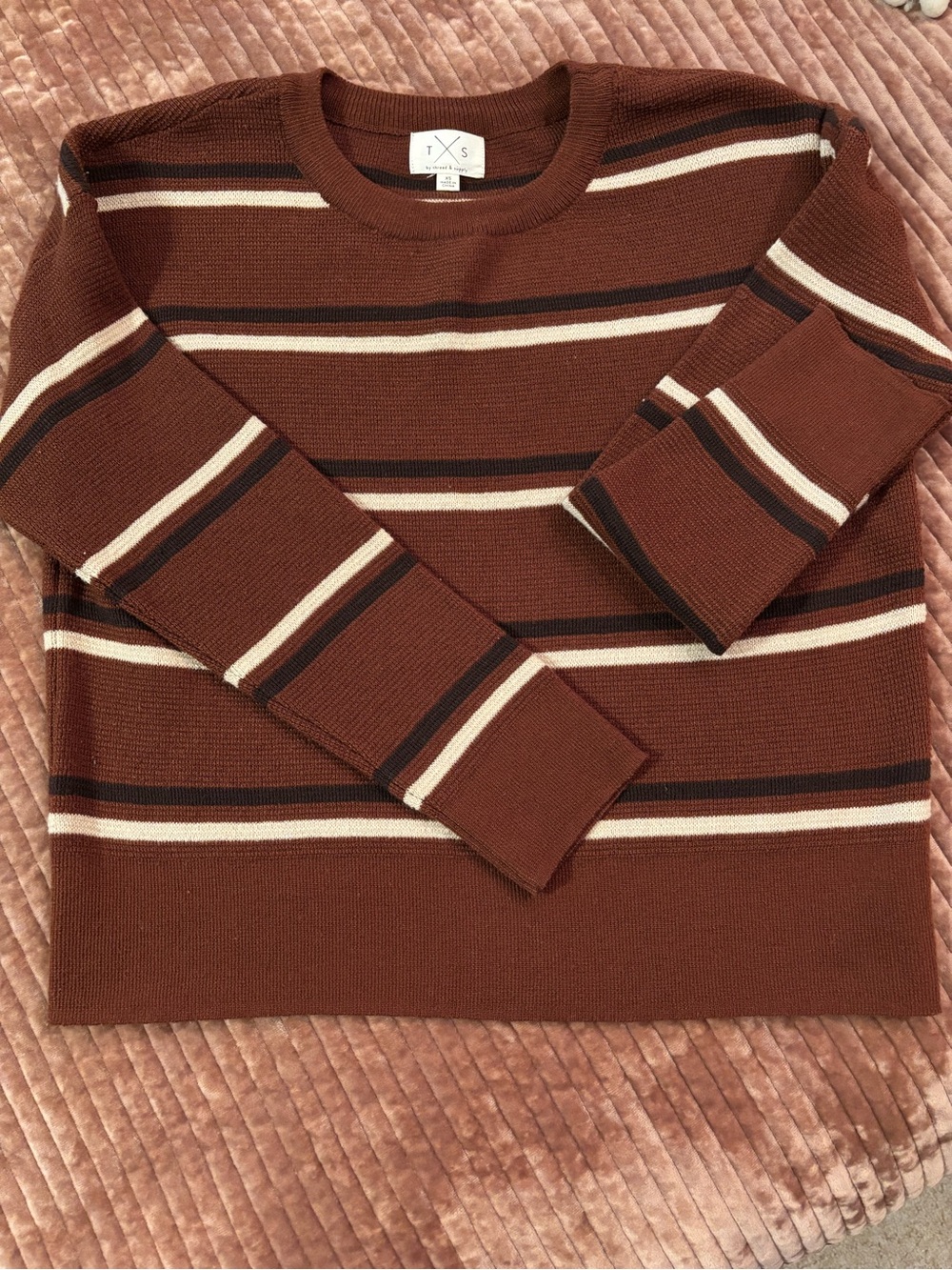 Thread & Supply women’s Striped Crewneck Sweater